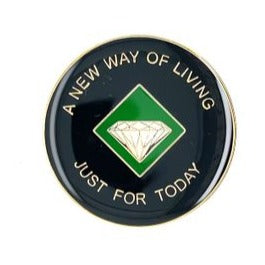 NA Medallion Green and Black (18mo, 1-40 Years)