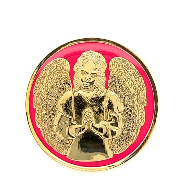 Serenity Medallion-Angel, Multiple Colors
