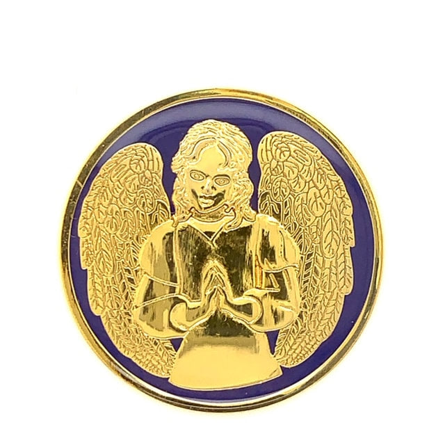 Serenity Medallion-Angel, Multiple Colors