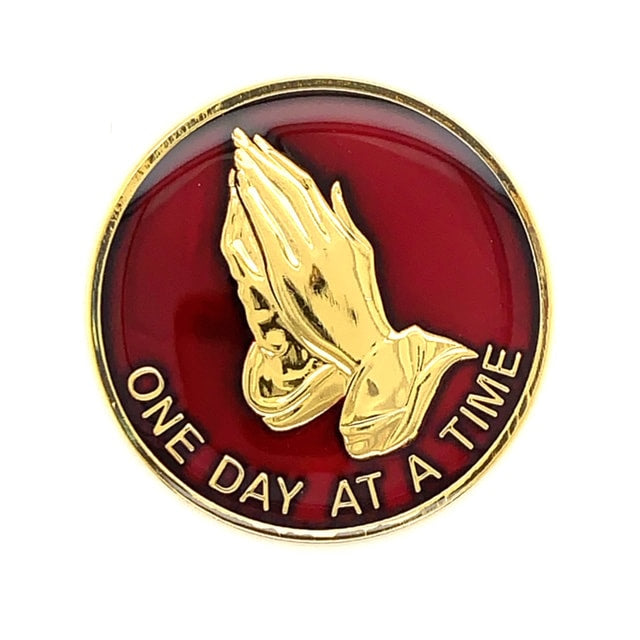 Serenity Medallion-Praying Hands, Multiple Colors