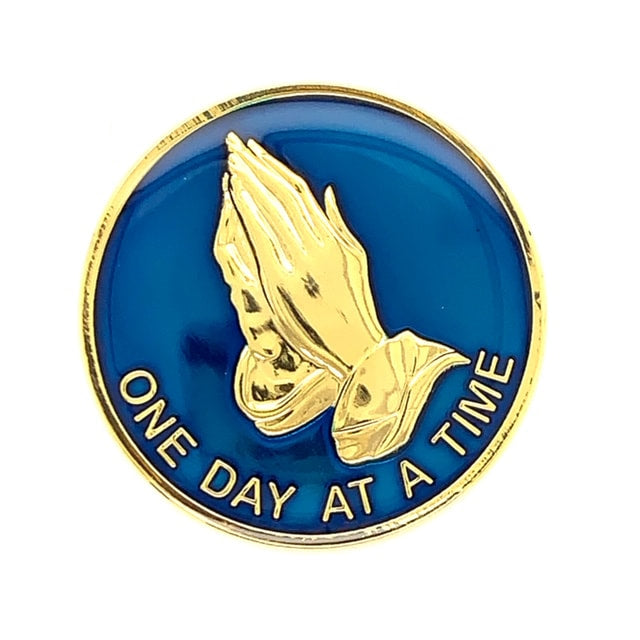 Serenity Medallion-Praying Hands, Multiple Colors