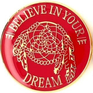 Serenity Medallion-Believe in Your Dream Dreamcatcher Multiple Colors