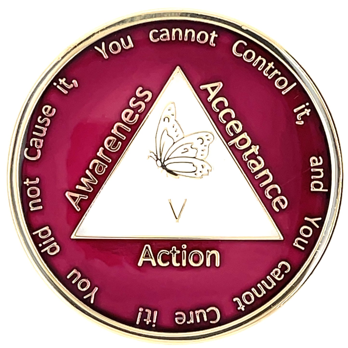 Al-Anon Medallion Burgundy (1-45 Years)