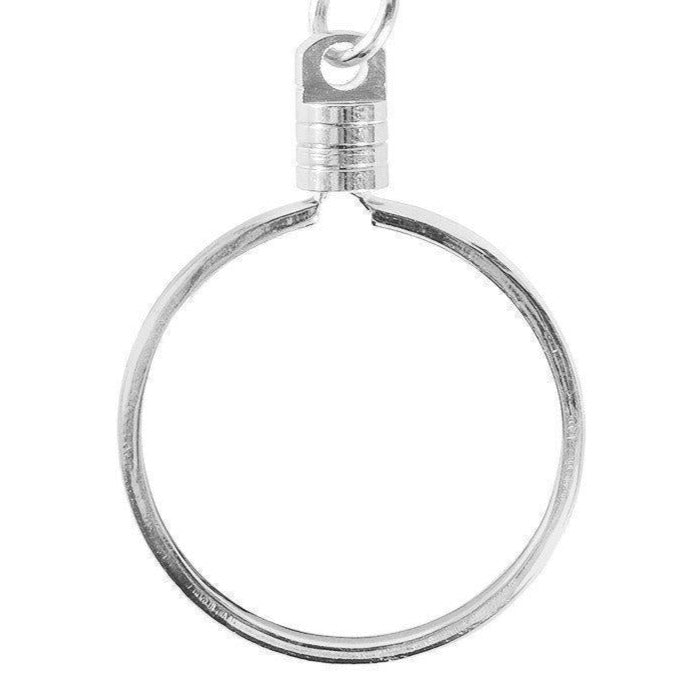 Bezel Medallion Holder with Jump Ring Only