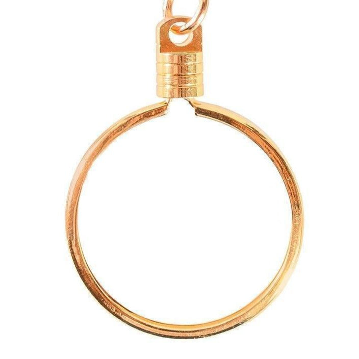 Bezel Medallion Holder with Jump Ring Only