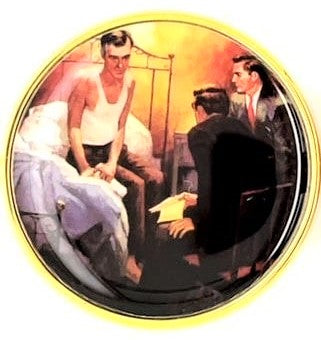Serenity Medallion-Man on the Bed