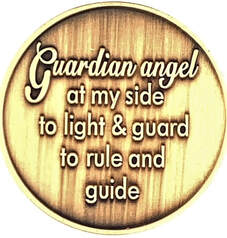 NA Medallion Guardian Angel Bronze