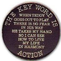 Serenity Medallion-Joy of Living Teddy Bear