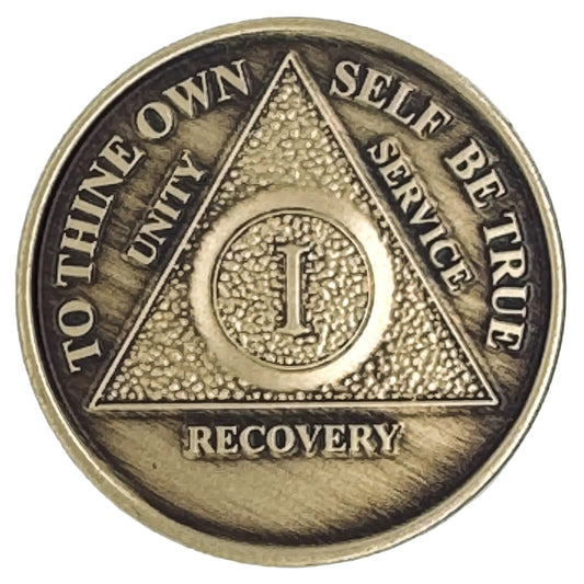 Bronze AA Medallion (24hr, Months, 1-70 Years)