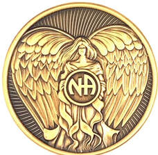 NA Medallion Guardian Angel Bronze