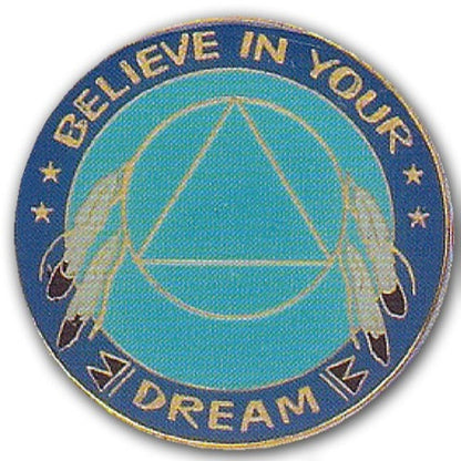 Serenity Medallion-Believe in Your Dream Dreamcatcher Multiple Colors