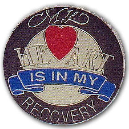 Serenity Medallion-My Heart is in My Recovery, Multiple Colors